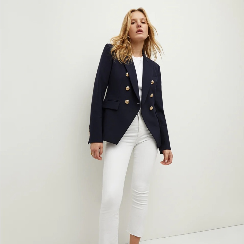Veronica Beard Miller Dickey Jacket in Navy